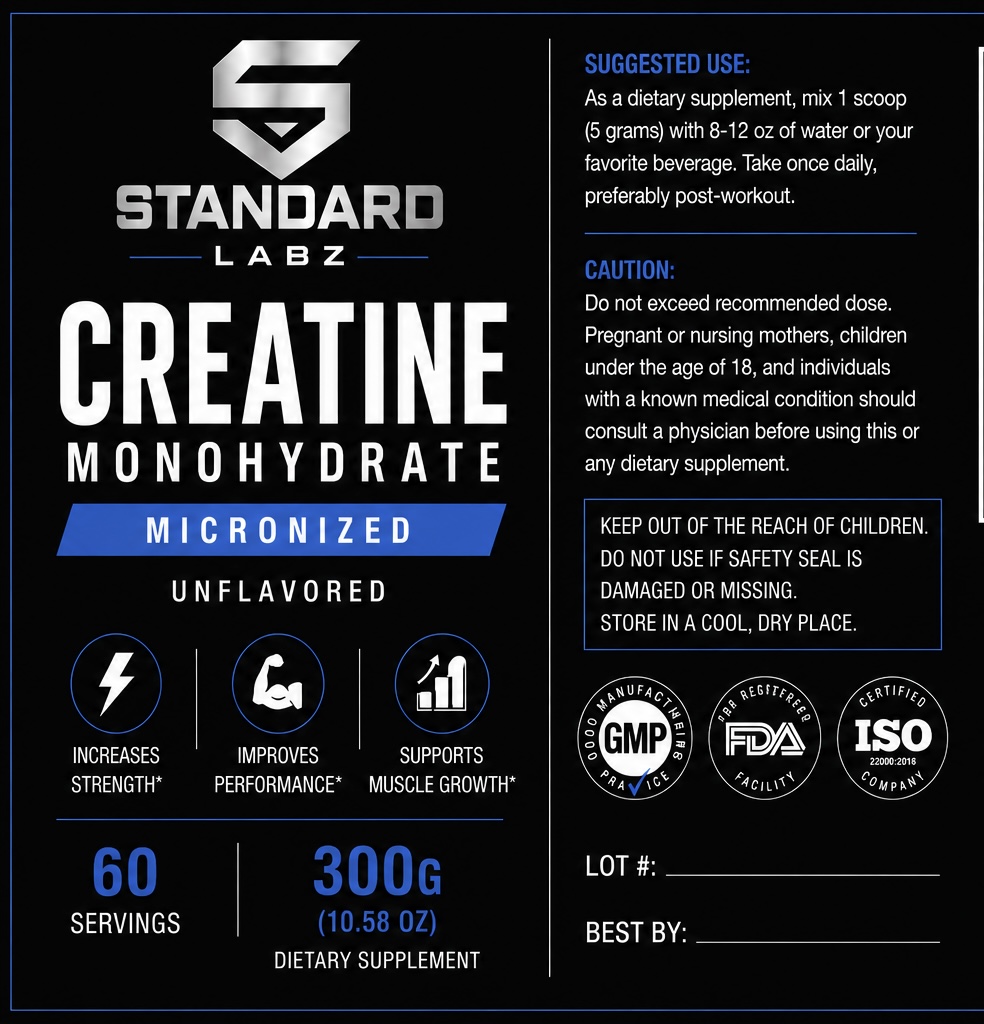 StandardLabz Creatine Monohydrate