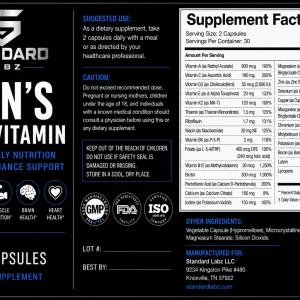 StandardLabz Men's Multivitamin