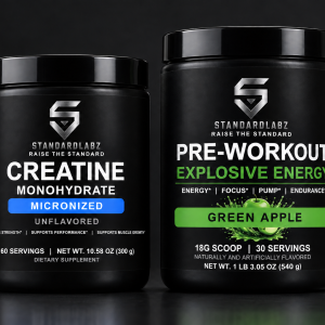 StandardLabz The Stack — Creatine + Pre-Workout Bundle